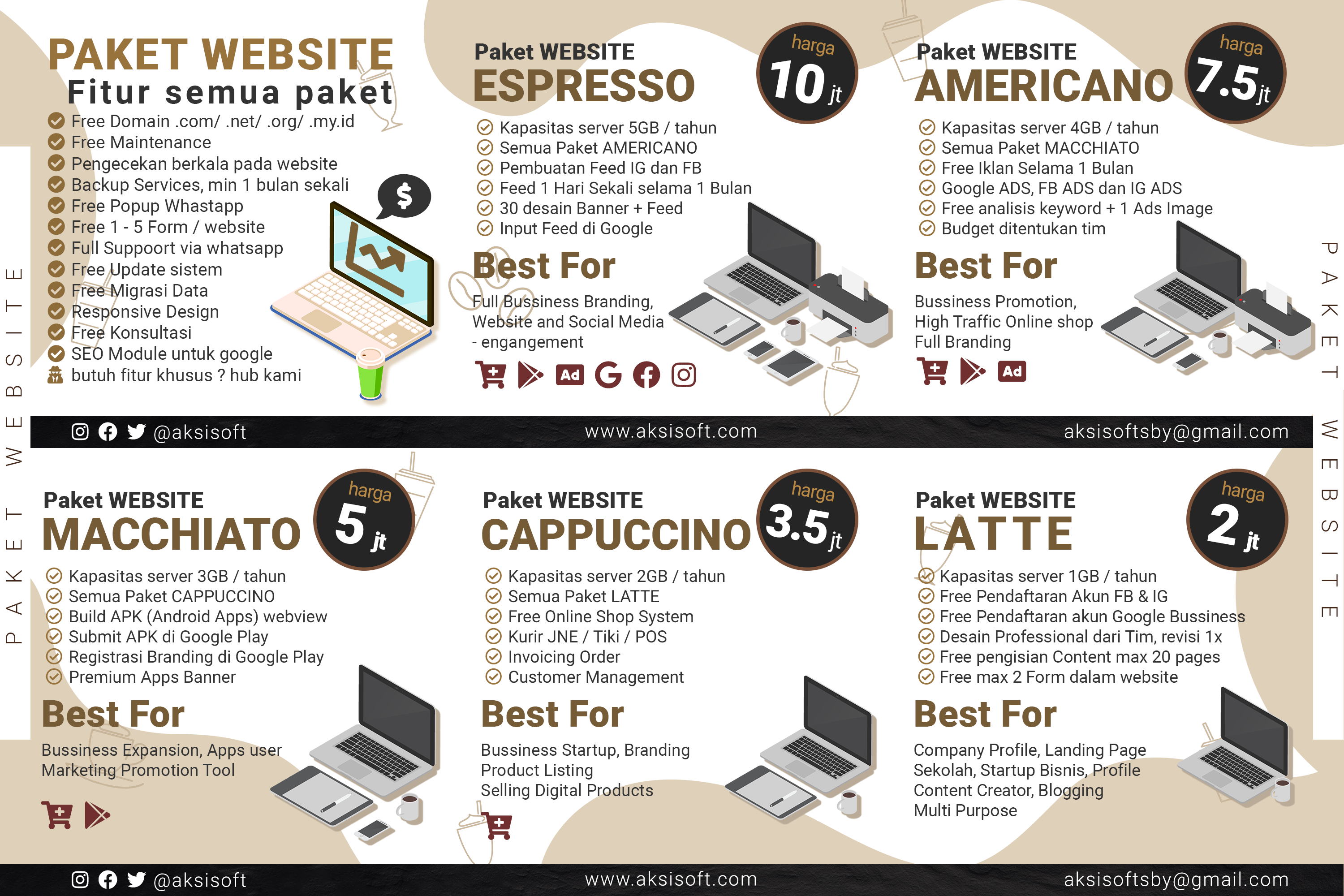 Paket Website - CAPPUCCINO